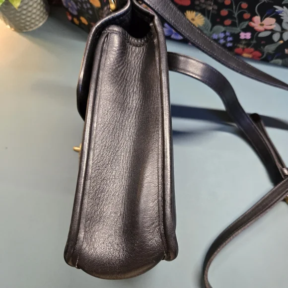 COACH 1995 Murphy #9930 Bag Black Rare Made in USA W/ Hang Tag Vintage - Picture 7 of 16